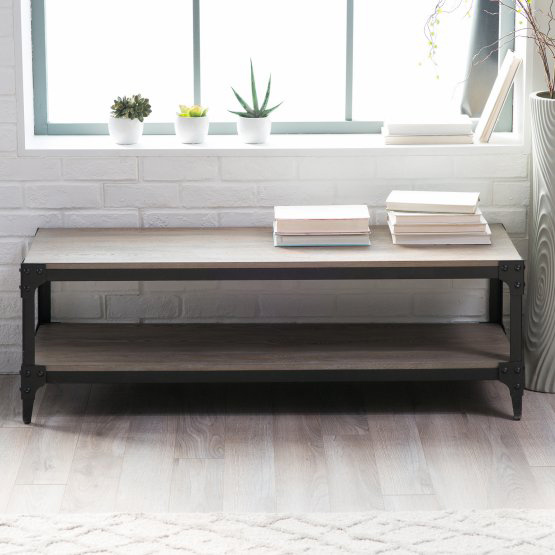 Trenton帶儲物架的室內長凳